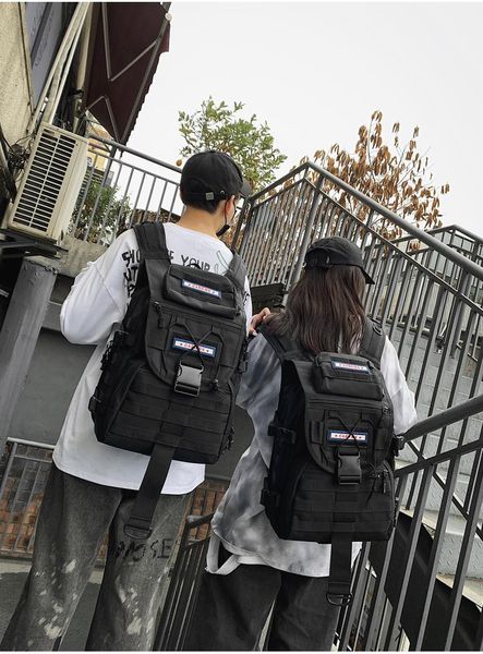 

backpack 4100 tooling style casual all-match men's fashion trendy brand travel
