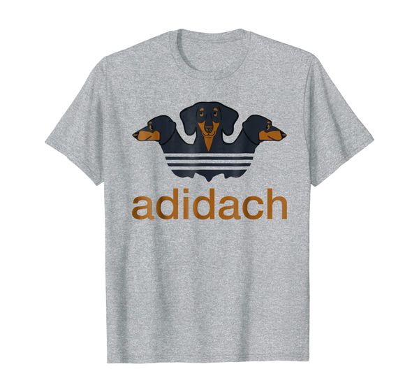 

adidach 3 dachshunds mashup idea sausage premium t-shirt, White;black