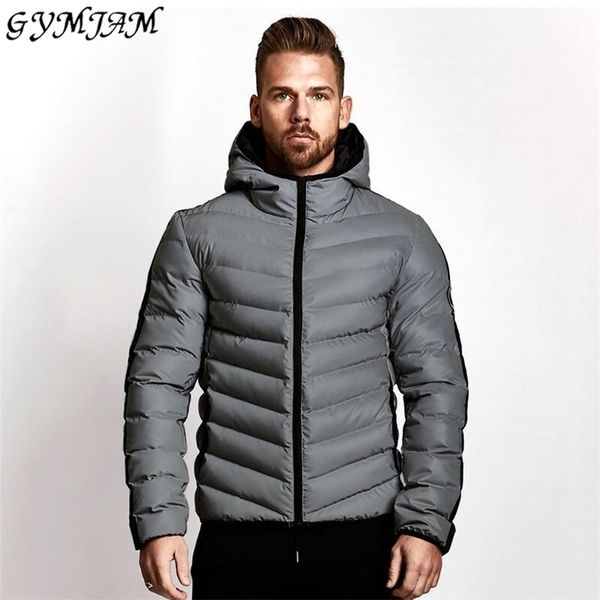 

winter fashion cotton clothing windproof warm casual jacket brand men's hoodie zipper shirt streetwear zipper jacket lj200826, Black