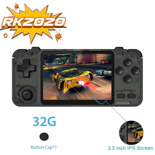 

portable game players k3nb rk2021 retro console handheld host machine with 3.5inch ips screen 32g/64g