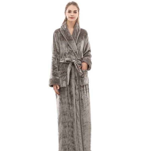 

women's sleepwear lovers long bathrobe women men warm silk kimono bath robe male bathrobes femme dressing gown for bride wedding brides, Black;red
