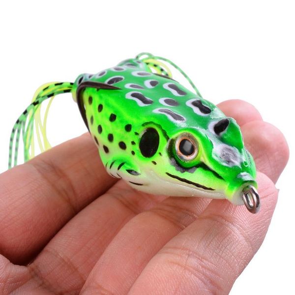 

15pcs/lot frog soft fishing lures double hooks 6g 13g 15g water ray frog artificial minnow crank soft bait fishin jllbpx