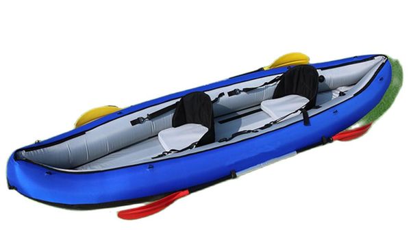 

inflatable floats & tubes portable hand-held comfort thick double canoe dinghy fishing boat kayaking fold