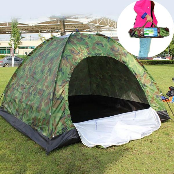 

tents and shelters 4 person tent camping travel portable outdoor hiking beach mountaineering waterproof fishing equipment