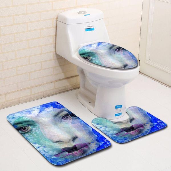 

bath mats 3d painted figures bathroom amenities mat mattress rug rugs baths