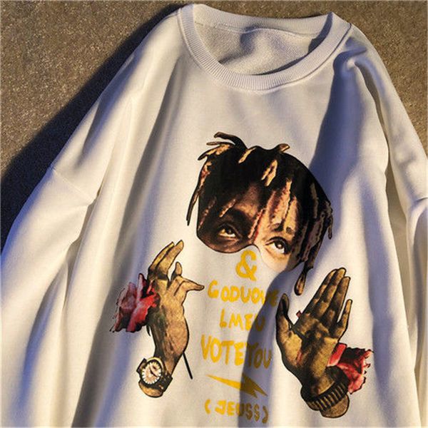 

new 2021 black high street hoodie streetwear hip hop rap sweatshirt funny loose casual spring autumn japan cartoon rock hoodies 9qhk