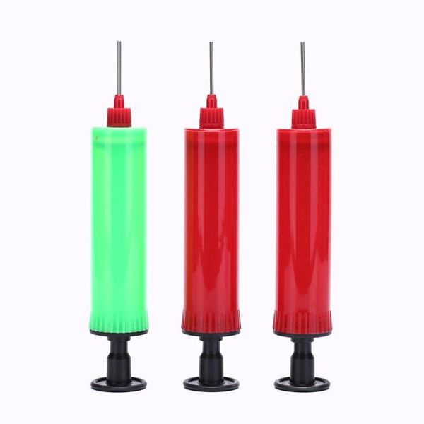 

bike pumps 1pc pump plastic football soccer inflatable ball hand air with needle random colorfootball
