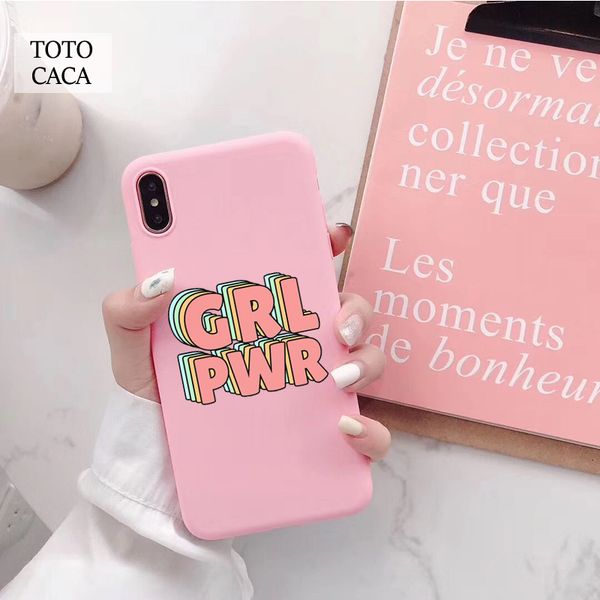

grl pwr pastel soft phone case for iphone x xr xs max 6s 6 7 8 plus se 2020 soft back cover for iphone