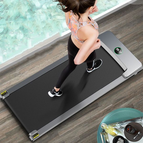 

folding running treadmill indoor mini silent steppers foldable home treadmill fitness exercise equipment