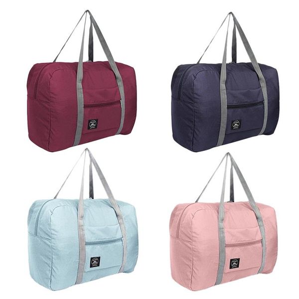 

multifunction large capacity casual folding waterproof luggage storage bags suitcase travel pouch handbag organizer tote bag