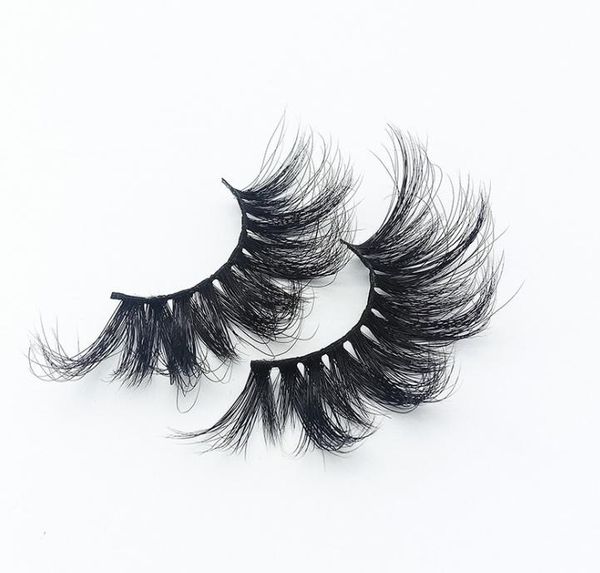 

2021 new super long 25mm 3d 5d mink eyelashes dramatic real mink hair lashes 25 mm handmade false eyelash eye makeup maquiagem
