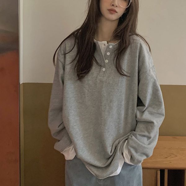 

new 2021 version 2011 winter and spring vacation two medium bf style popular large size long sleeve t-shirt b vnsc, White