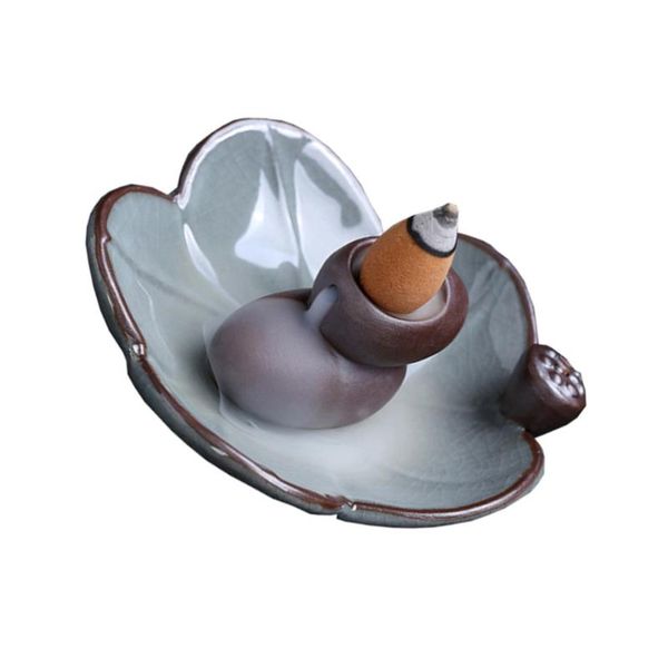 

fragrance lamps creative incense burner holder censer home decoration (grey)