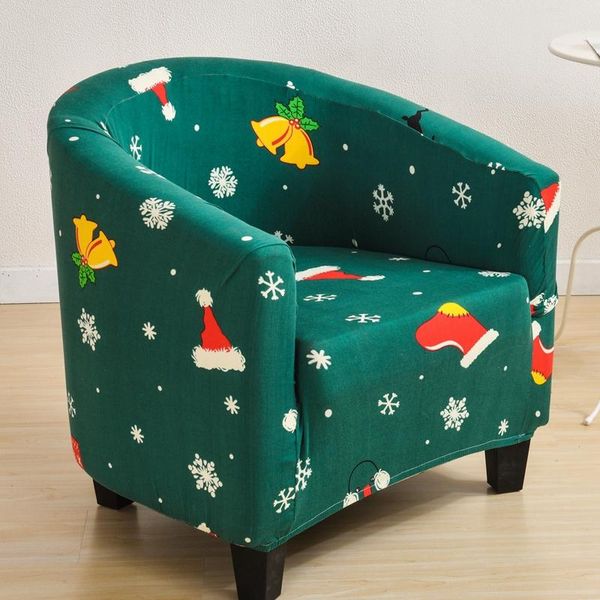 

chair covers christmas tub cover elastic sofa armchair slipcover club stretch relax