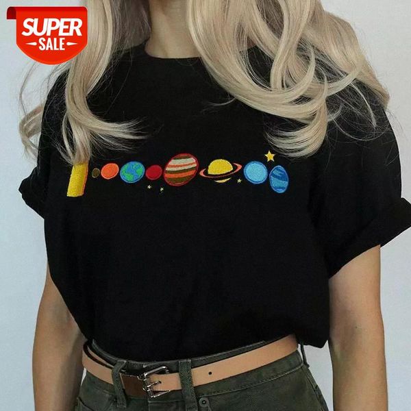 

sunfiz YF Star Planet Earth Tshirt Galaxy T Shirt Women Space Tshirt Funny T Shirts China Printed T-shirt Hip Hop Tee #Nr8E, White