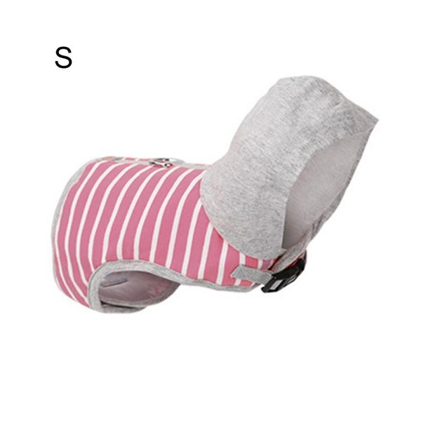 

dog collars & leashes adjustable pet harness clothes hooded vest stripe small basic halter harnesses walking supplies comfortable