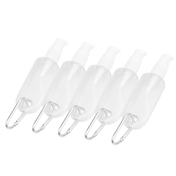 

storage bottles & jars 5pcs travel with hook transparent empty bottle
