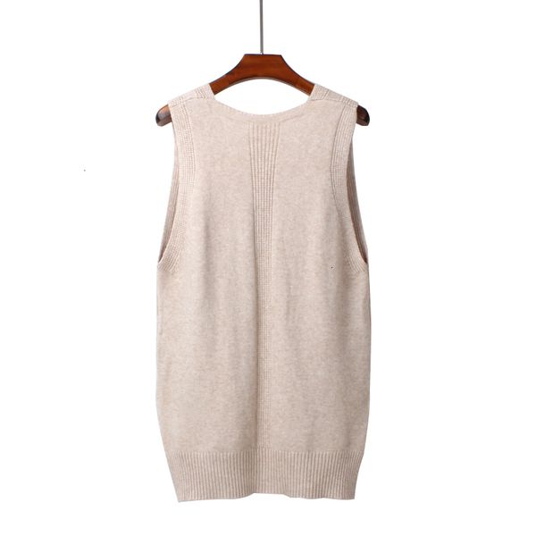 

new autumn 2021 cashmere knitted women both sides loose vest waistcoat female poncho pull sweater emyo, White;black