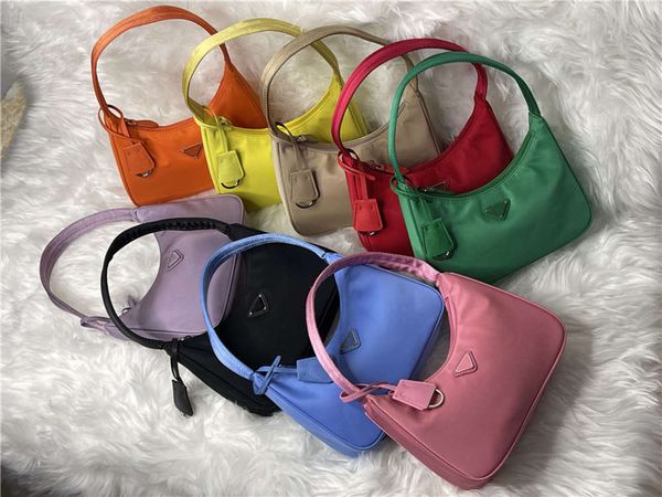 

2021 re-edition underarm bag 2000 nylon leather shoulder bags women crossbody msenger handbag wholale