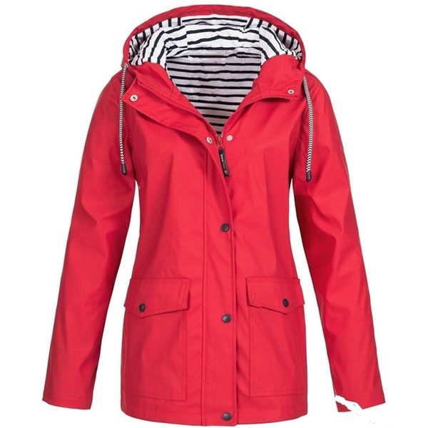 Damen Regenjacke Windkapuze für 210922