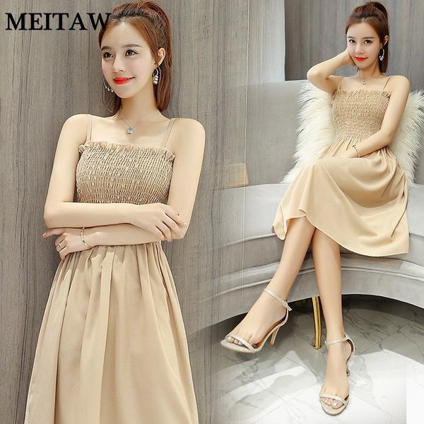 

casual dresses elegant high waist slim dress summer sleeveless bohemian beach 2021 vintage flower print party, Black;gray
