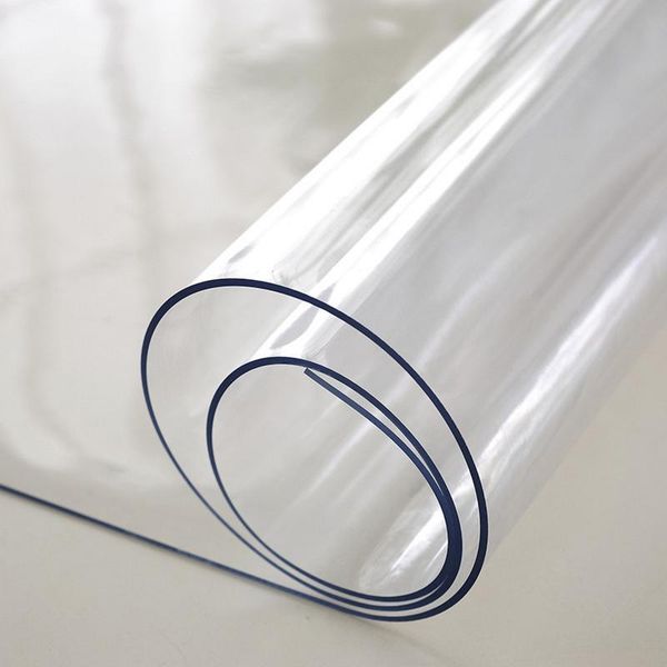 

table cloth pvc transparent tablecloth soft glass waterproof cover oilproof easy to clean protection for home kitchen