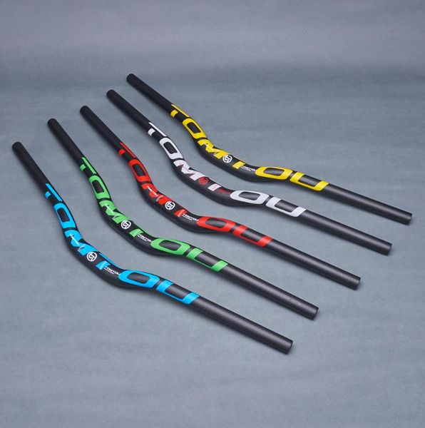 

bike handlebars &components tomtou full carbon fiber swallow-shaped handlebar mountain/mtb rise bicycle parts 20 degree for stem 31.8mm