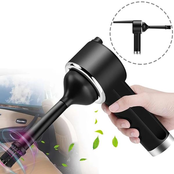 

vacuum cleaners car cleaner handheld auto cordless air duster replaces compressed spray gas cans rechargeable blower