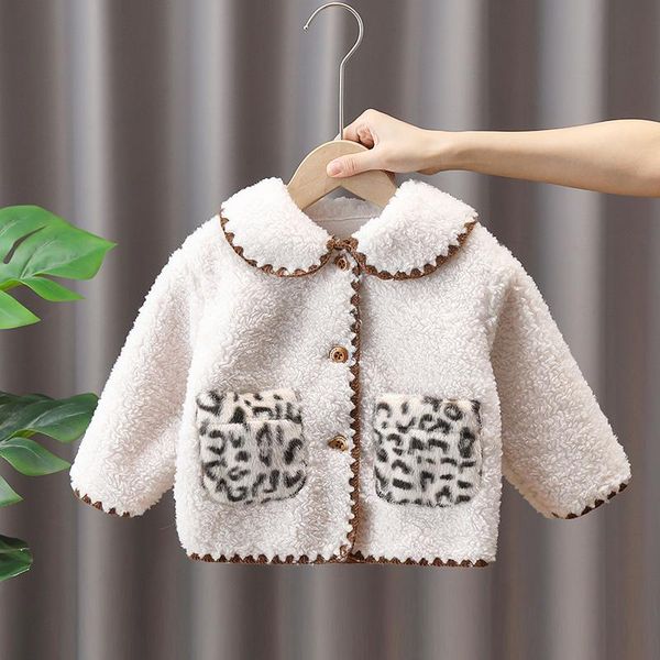 

jackets 21159 leopard print pocket wool sweater, Blue;gray