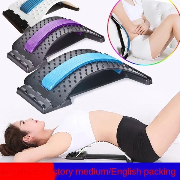 

full body massager back stretch correction acupressure massage exercise fitness lumbar support relax relief pain massageador