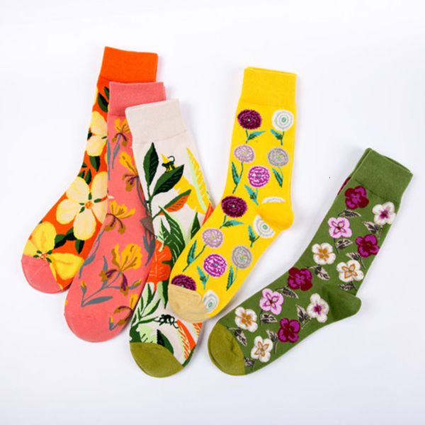 

colorful flower cats funny women happy socks female harajuku korean kawaii pantyhose personality sok herf winter, Black;white
