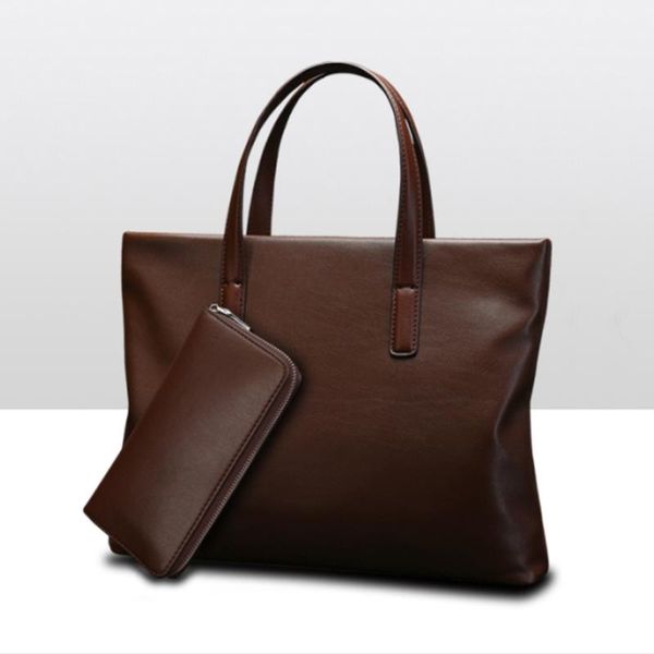 

pu men women laphandbag 2021 messenger bag office men's travel bags men's fashion brand business 13 inches 28.5