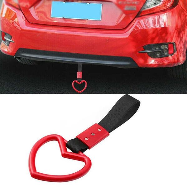 1 PCS Tsurikawa Ring Herz JDM Zug Bus Griff Hand Strap Drift Charm Strap Drift Auto Zubehör Auto Styling