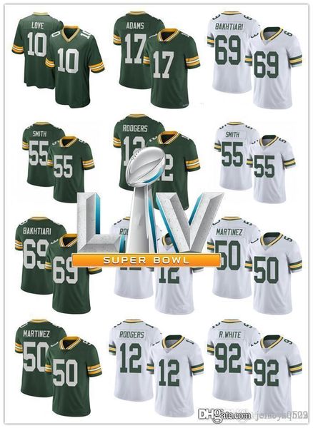

mens women youth green bay packers 55 za'darius smith 50 blake martinez 69 david bakhtiari football jerseys, Black;red