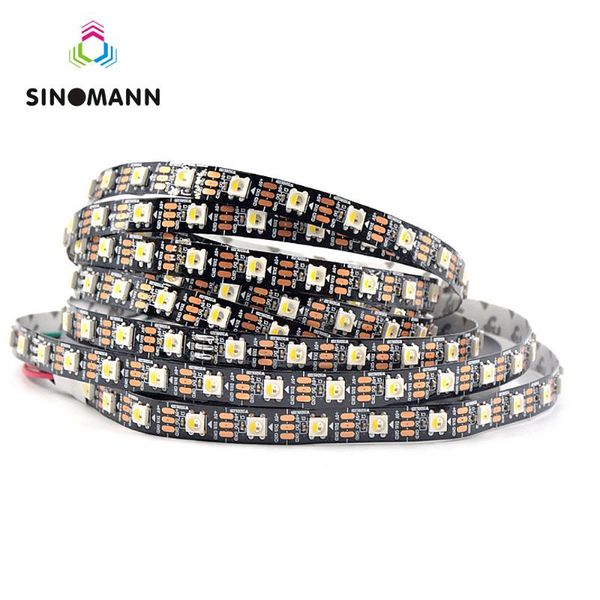 

strips sk6812 rgbw (similar ws2812b) 4 in 1 1m/4m/5m 30/60/144 leds/pixels/m individual addressable led strip cw ww ip20/65/67 dc5v