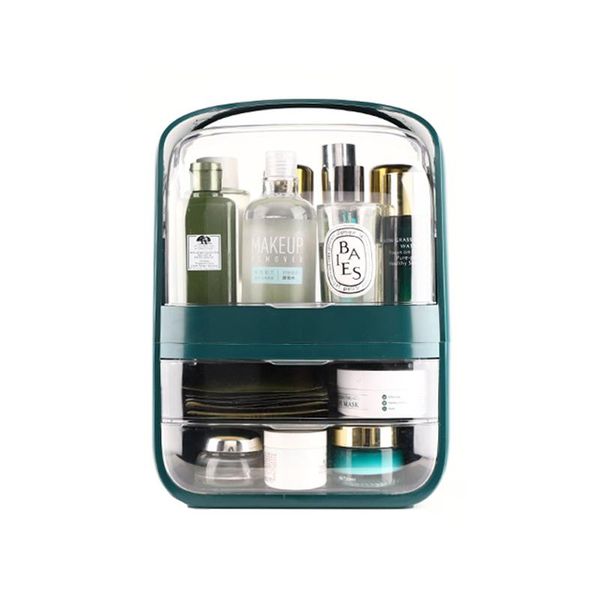 

storage boxes & bins fashion makeup organizer large capacity waterproof and dustproof bathroom cosmetic box deskbeauty drawer