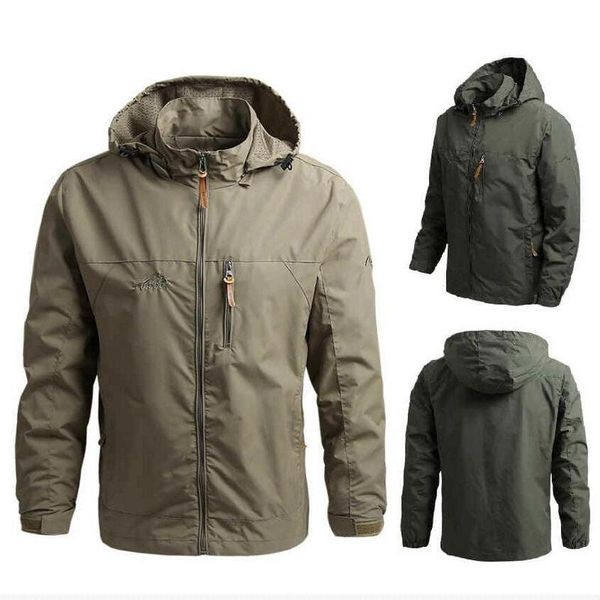 

men's jackets men hooded coats male outdoor sports jacket outwears windbreaker windproof trenchs fashion clothing coat m-5xl, Black;brown