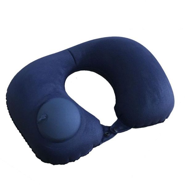 

pillow press inflatable travel u-shaped neck portable tourist office noontime rest