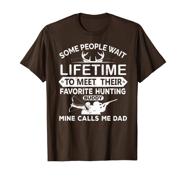 

father and son hunting shirts lifetime dad's buddy hunter, White;black