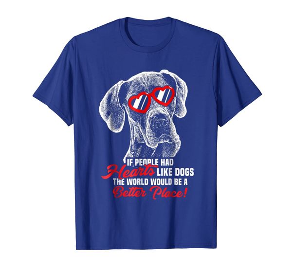 

hearts like dogs great dane t-shirt, White;black