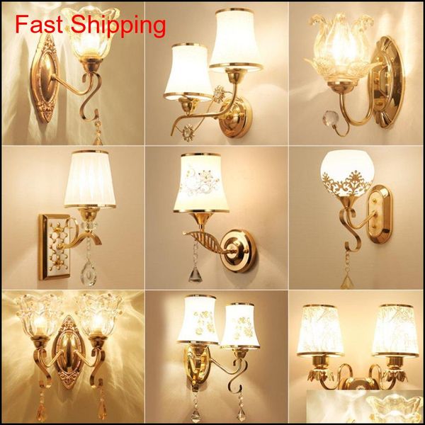 

led crystal wall light lamp novelty modern minimalist for bedroom living room tv background wall h qylrwh new_dhbest