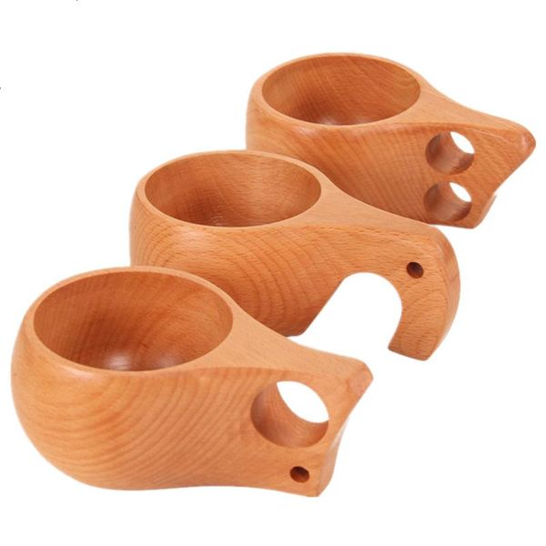 

mugs wooden coffee cup mug with handle creative cope portable drinkware