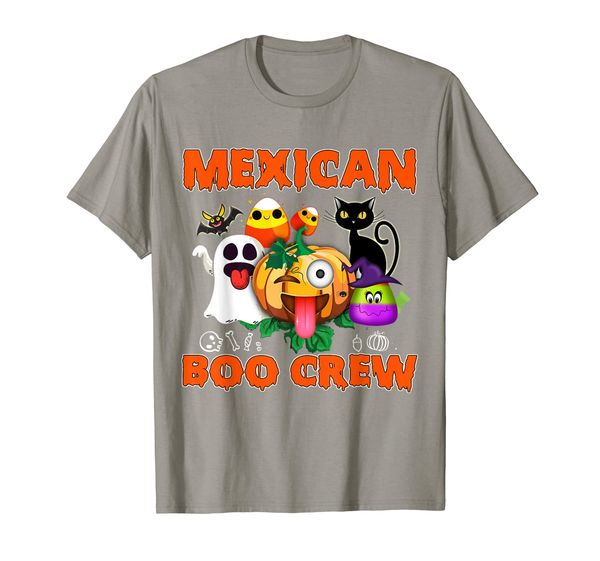 

black cat pumpkin candy ghost shirt mexican boo crew, White;black
