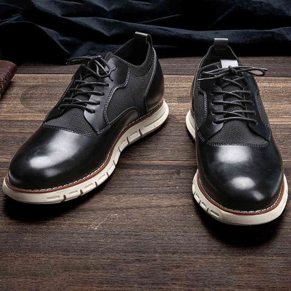 

dress shoes sapatos casuais masculinos wootten, sapatos de couro tamanho 8-12 verÃ£o para homens eb48, Black