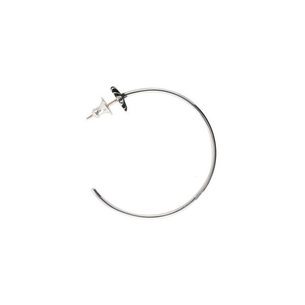 

studs earrings haiyunda ch crow s925 silver ring cruciform old big hip hop punk style, Golden;silver