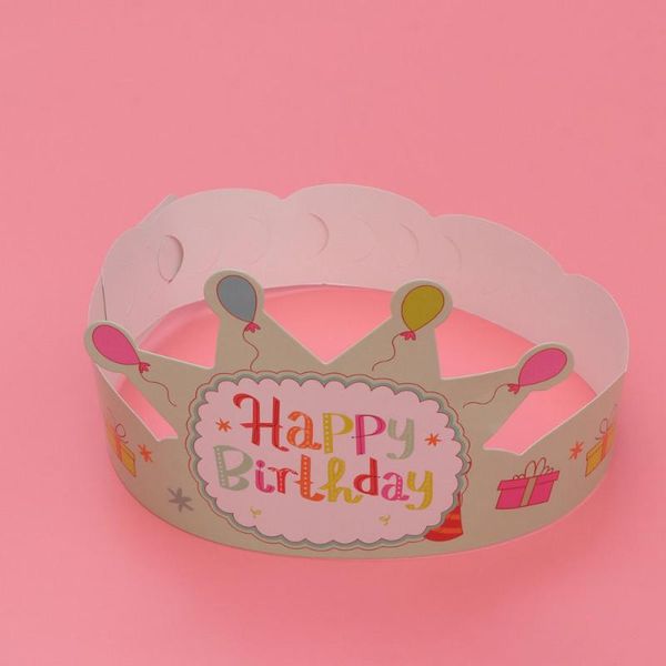 

party hats 25pcs paper crown tiling birthday caps for kids and adults ornaments