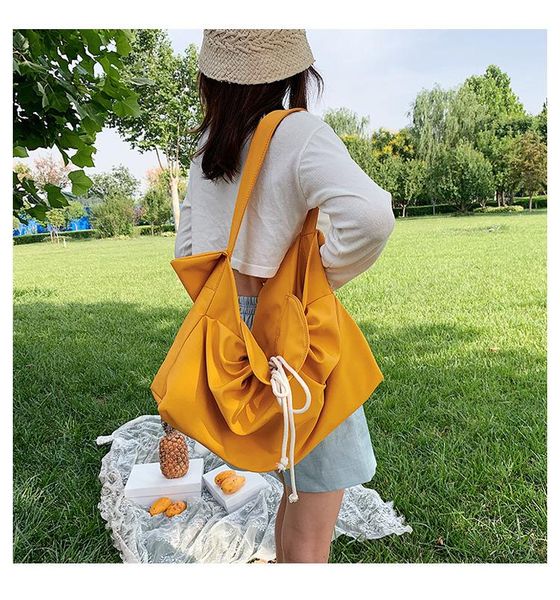 

totes large-capacity canvas bag 2021 trendy messenger female fashion simple summer big leisure shoulder bags hobos