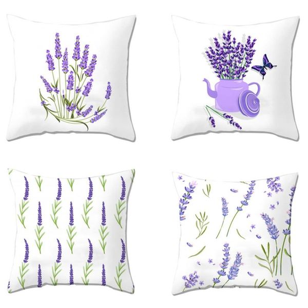 

pillow case cover pattern plant car el home sofa decorative set