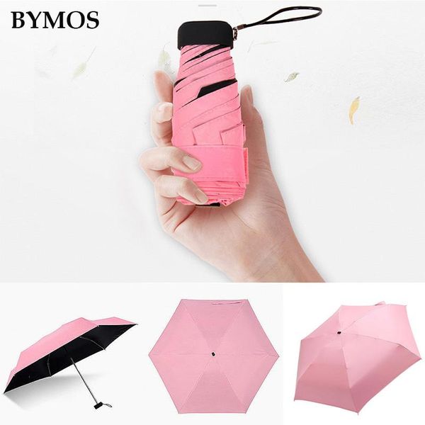 

umbrellas umbrella sun rainy mini flat pocket lightweight parasol folding rain gear small size traveling