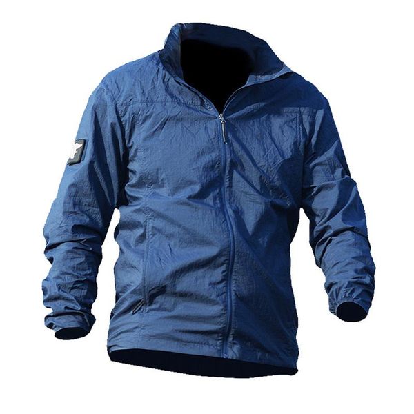 

men's jackets men waterproof summer sunscreen hooded jacket quick dry tactical skin, Black;brown